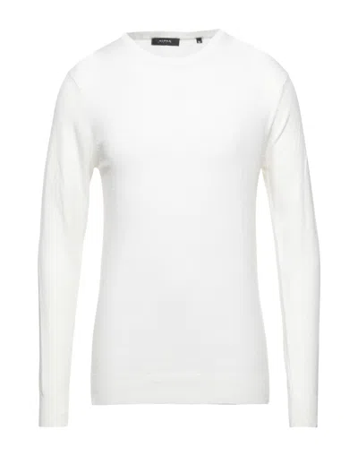 Alpha Studio Sweaters In White