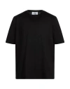 Alpha Studio Man T-shirt Black Size 44 Cotton