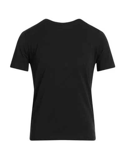 ALPHA STUDIO ALPHA STUDIO MAN T-SHIRT BLACK SIZE 44 COTTON, ELASTANE