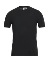 Alpha Studio Man T-shirt Black Size 50 Cotton, Elastane