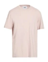 Alpha Studio Man T-shirt Light Grey Size 46 Cotton, Elastane In Neutral