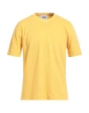 Alpha Studio Man T-shirt Marigold Size 42 Cotton In Yellow