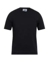 Alpha Studio Man T-shirt Black Size 50 Cotton, Elastane