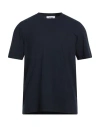 Alpha Studio Man T-shirt Midnight Blue Size 50 Cotton, Elastane