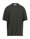Alpha Studio Man T-shirt Black Size 42 Cotton, Elastane