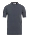 Alpha Studio Man T-shirt Slate Blue Size 46 Cotton
