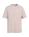 Alpha Studio Man T-shirt Light Grey Size 48 Cotton, Elastane In Gray
