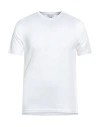 Alpha Studio Man T-shirt White Size 38 Cotton