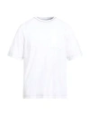 Alpha Studio Man T-shirt White Size 48 Cotton, Elastane In White