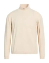 Alpha Studio Man T-shirt Beige Size 40 Polypropylene In White