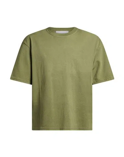 Alpha Studio Man T-shirt Green Size 42 Cotton