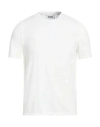 Alpha Studio Man T-shirt White Size 40 Cotton, Elastane