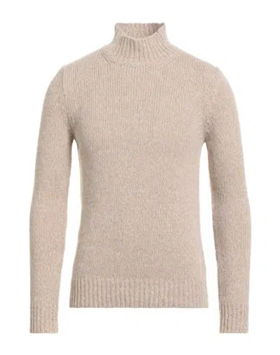 ALPHA STUDIO ALPHA STUDIO MAN TURTLENECK BEIGE SIZE 42 WOOL, RECYCLED POLYAMIDE, ALPACA WOOL