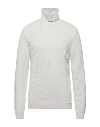 Alpha Studio Turtlenecks In Beige