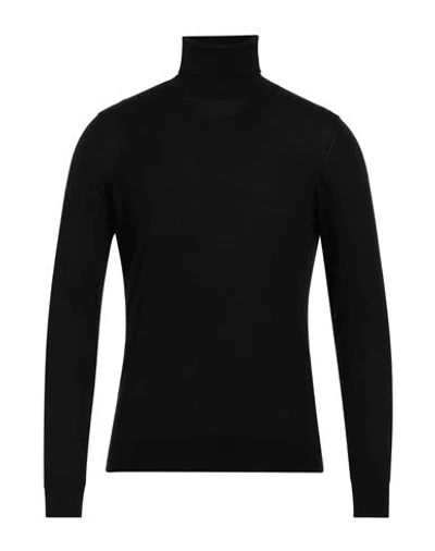 ALPHA STUDIO ALPHA STUDIO MAN TURTLENECK BLACK SIZE 44 CASHMERE