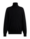 Alpha Studio Man Turtleneck Black Size 44 Merino Wool