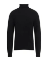 Alpha Studio Man Turtleneck Black Size 44 Merino Wool