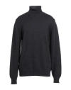 Alpha Studio Man Turtleneck Charcoal Size 46 Merino Wool