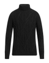 Alpha Studio Man Turtleneck Steel Grey Size 46 Merino Wool