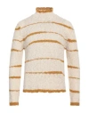 Alpha Studio Man Turtleneck Cream Size 42 Acrylic, Alpaca Wool, Polyamide, Merino Wool In White