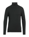 Alpha Studio Man Turtleneck Dark Green Size 38 Merino Wool