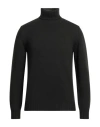 Alpha Studio Man Turtleneck Dark Green Size 44 Merino Wool