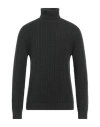 Alpha Studio Man Turtleneck Dark Green Size 44 Wool