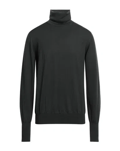 ALPHA STUDIO ALPHA STUDIO MAN TURTLENECK DARK GREEN SIZE 48 MERINO WOOL