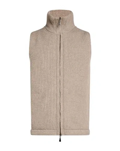 Alpha Studio Man Turtleneck Grey Size 40 Wool, Cashmere In Neutral