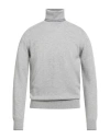 Alpha Studio Man Turtleneck Grey Size 42 Wool