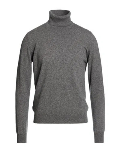 Alpha Studio Man Turtleneck Grey Size 44 Cashmere In Gray