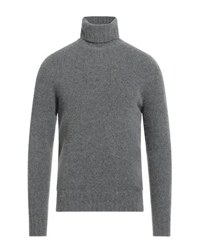 Alpha Studio Man Turtleneck Grey Size 44 Wool, Polyamide, Cashmere, Elastane