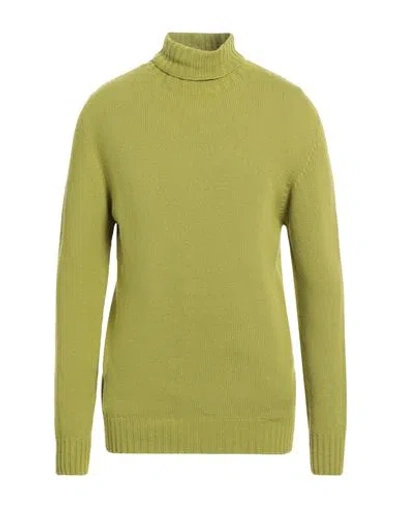 Alpha Studio Man Turtleneck Light Green Size 44 Recycled Wool, Ecovero Viscose, Recycled Polyamide,