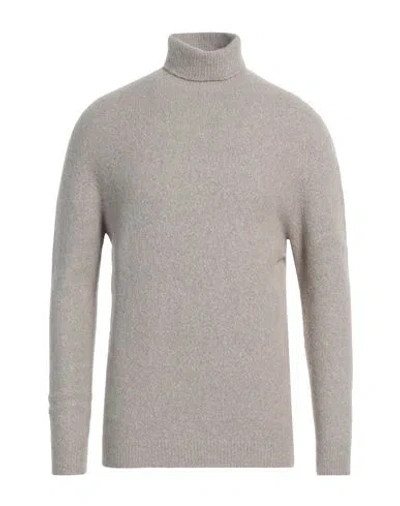 Alpha Studio Man Turtleneck Light Grey Size 44 Alpaca Wool, Polyamide, Cotton, Modal, Elastane