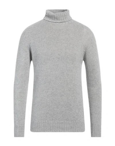 Alpha Studio Man Turtleneck Light Grey Size 44 Recycled Wool, Ecovero Viscose, Recycled Polyamide, R