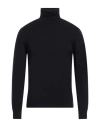 Alpha Studio Man Turtleneck Midnight Blue Size 40 Geelong Wool