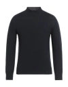 Alpha Studio Man Turtleneck Midnight Blue Size 42 Merino Wool