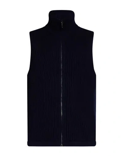 Alpha Studio Man Turtleneck Midnight Blue Size 42 Wool, Cashmere