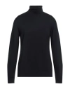 Alpha Studio Man Turtleneck Midnight Blue Size 48 Merino Wool In Midnight Blue