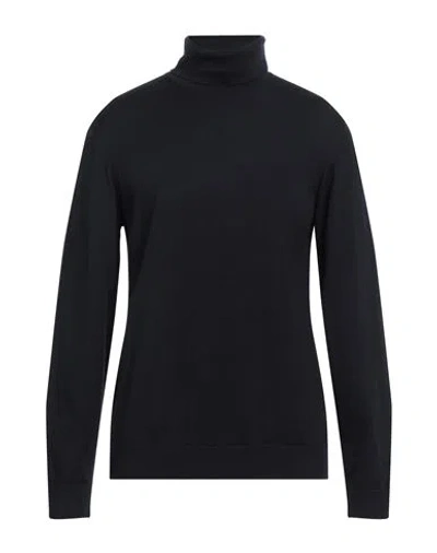 ALPHA STUDIO ALPHA STUDIO MAN TURTLENECK MIDNIGHT BLUE SIZE 48 MERINO WOOL