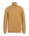 Alpha Studio Man Turtleneck Mustard Size 42 Cashmere In Yellow