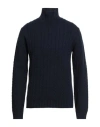 Alpha Studio Man Turtleneck Navy Size 42 Recycled Wool, Viscose, Polyamide, Recycled Cashmere