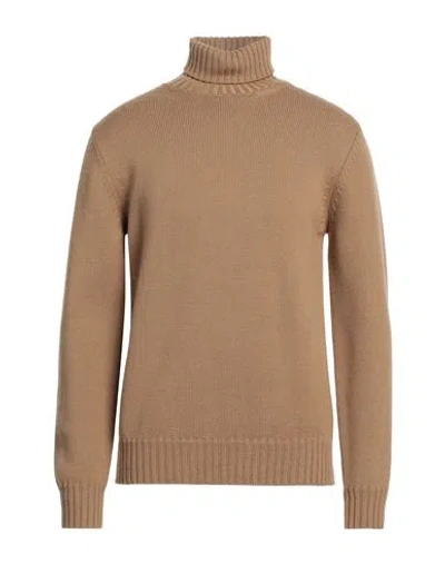 ALPHA STUDIO ALPHA STUDIO MAN TURTLENECK SAND SIZE 42 MERINO WOOL