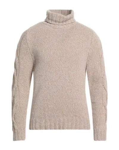 ALPHA STUDIO ALPHA STUDIO MAN TURTLENECK SAND SIZE 44 WOOL, RECYCLED POLYAMIDE, ALPACA WOOL