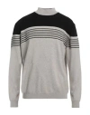 Alpha Studio Man Turtleneck Sand Size Xl Viscose, Nylon, Wool, Cashmere, Polyester In Beige