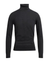 Alpha Studio Man Turtleneck Steel Grey Size 44 Merino Wool