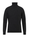Alpha Studio Man Turtleneck Steel Grey Size 44 Wool