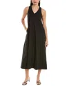 Alpha Studio Midi Dress In Black