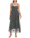 Alpha Studio Maxi Dress In Blue