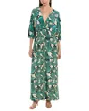 Alpha Studio Maxi Dress In Green